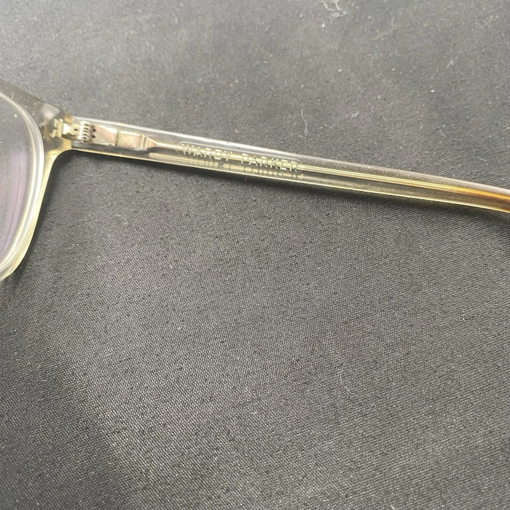 Warby Parker Eyeglasses FRAME ONLY Clemens M 205 54-16-142 Gray Clear 725